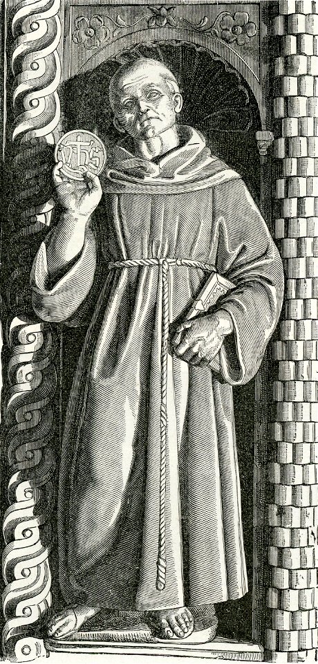 Arezzo San Bennardino statuetta in terracotta