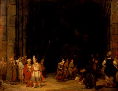 Arent de Gelder - The Forecourt of a Temple - 737 - Mauritshuis
