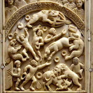 Areobindus presides over the games MNMA Cluny 13135 n03