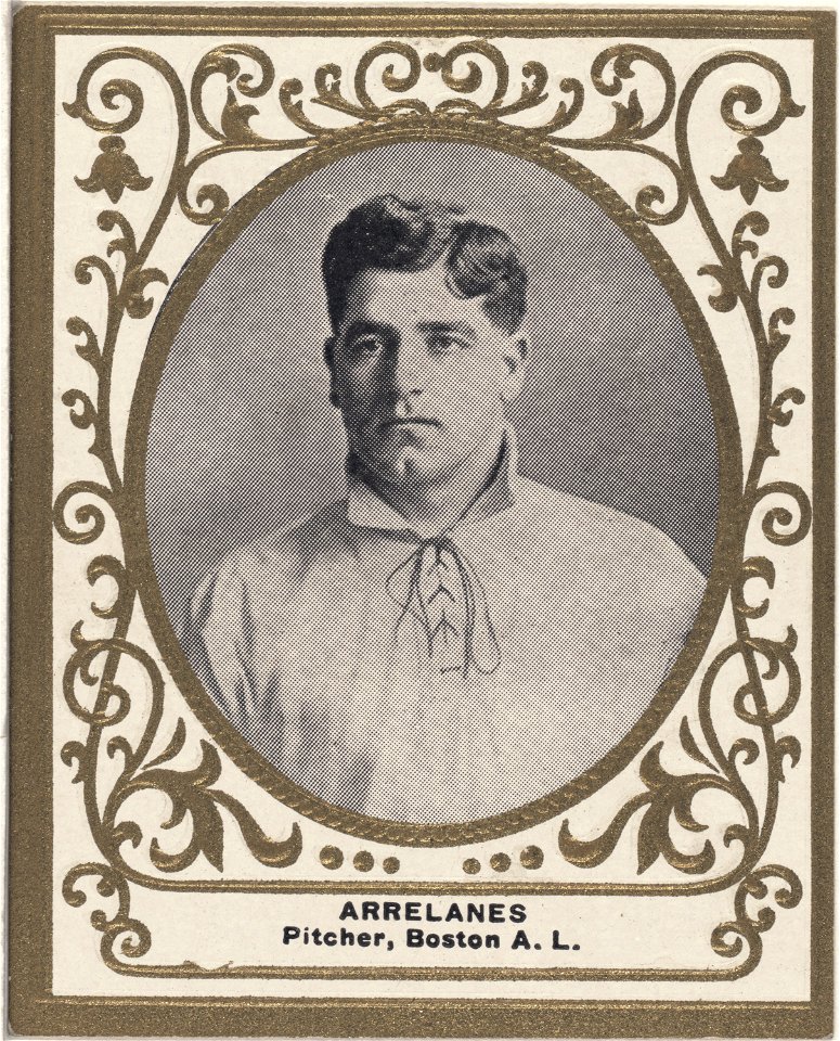 Arellanes, Boston Red Sox, baseball card portrait LCCN2007683780