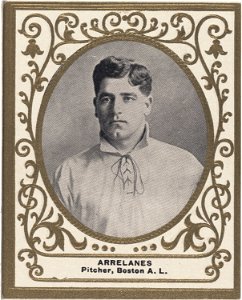Arellanes, Boston Red Sox, baseball card portrait LCCN2007683780