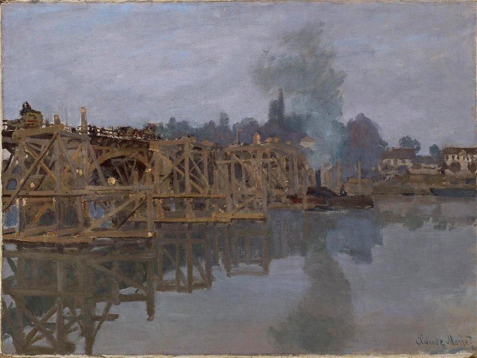 Argenteuill, the Bridge Under Repair