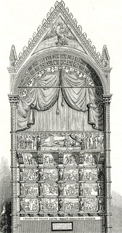 Arezzo Monumento sepolcrale di Guido Tarlati nella Cattedrale