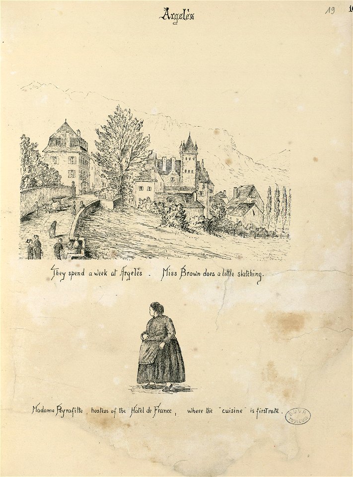 Argelès (15 dessins) - Fonds Ancely - B315556101 A BROWN 021-025