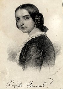 Porträt Auguste Arens c1850 ubs G 1390 I