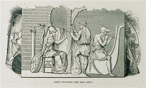 Argus building the ship Argo - Wordsworth Christopher - 1882