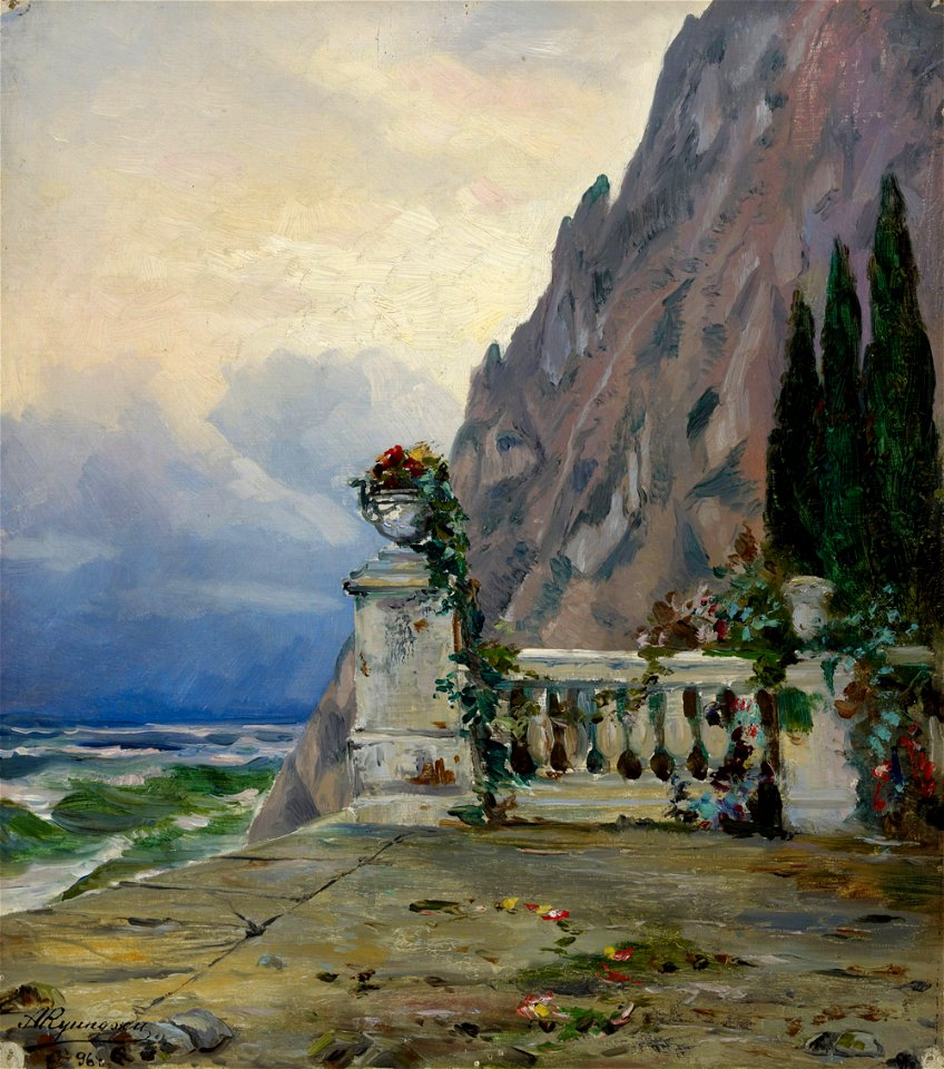 Arhip Ivanovitš Kuindzi - Landscape in Crimea - A V 4492 - Finnish National Gallery