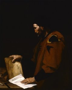 Aristotle by Jusepe de Ribera. Free illustration for personal and commercial use.