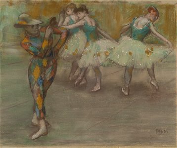 Arlequin danse - Edgar Degas