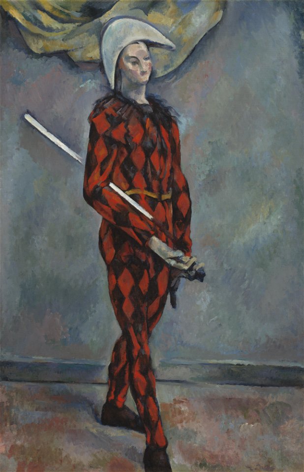 Arlequin, par Paul Cézanne, NGA
