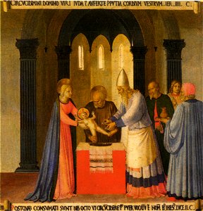 Armadio degli argenti, criconcizione di Cristo