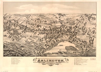 Arlington, Massachusetts, 1884. LOC 2011589045