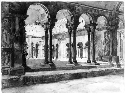 Arles, Church of San Trophine (sic), the cloisters LCCN2003665258