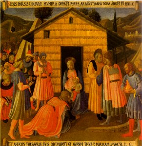Armadio degli argenti, adorazione dei magi