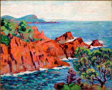 Armand guillaumin les roches rouges a agay 034022)