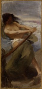 Armand Berton - Esquisse pour le salon des Sciences de l'Hôtel de Ville de Paris , L'Eau - PPP3842 - Musée des Beaux-Arts de la ville de Paris