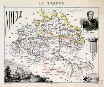 Ariége (sic) (La France, n° 8) - Fonds Ancely - B315556101 A CARTES 2 001