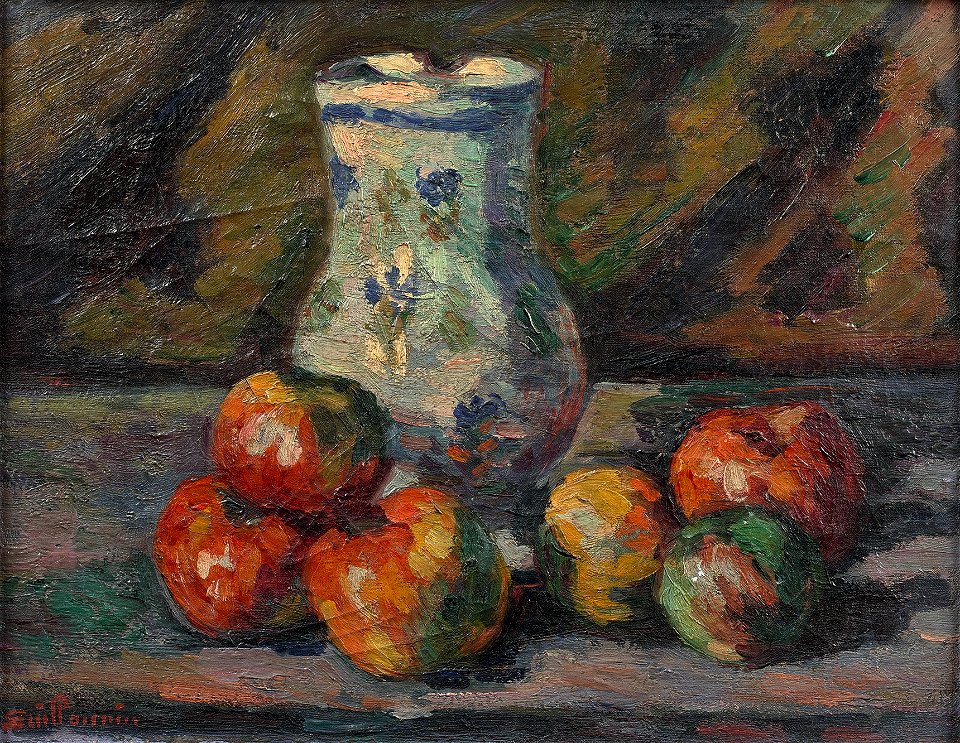 Armand Guillaumin - Nature morte aux pommes - circa 1880 - 001