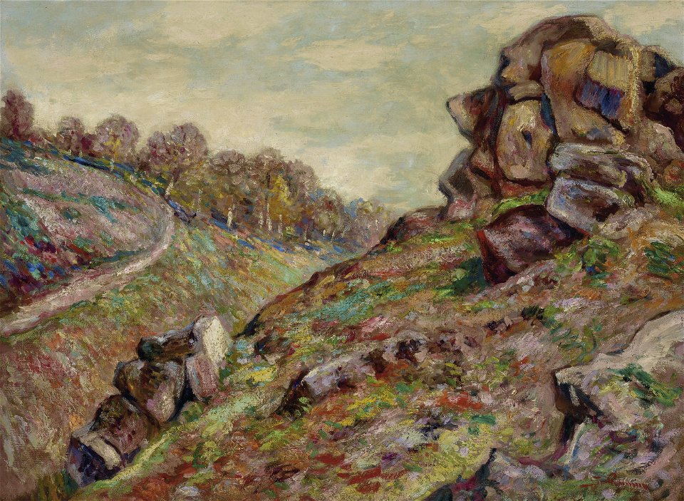Armand guillaumin hauteur de la sedelle paysage de la creuse022557)