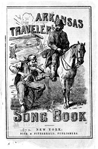 Arkansas Traveler's Song Book, Dick & Fitzgerald, New York City 1864, cover