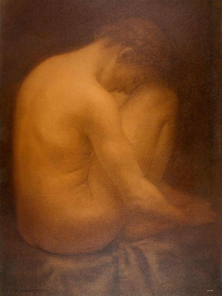 Armand Rassenfosse - Male Nude Seated - Google Art Project