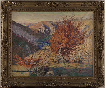 Armand Guillaumin - Paysage, le rocher de la Fileuse - PPP4695 - Musée des Beaux-Arts de la ville de Paris