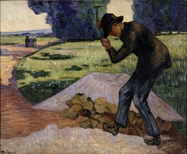 Armand Guillaumin - The Road Mender (Le Cantonnier) - 2006.22 - Rhode Island School of Design Museum