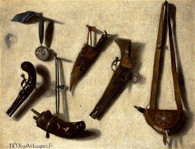 Armas y pertrechos de caza, de Vicente Victoria (Museo del Prado)