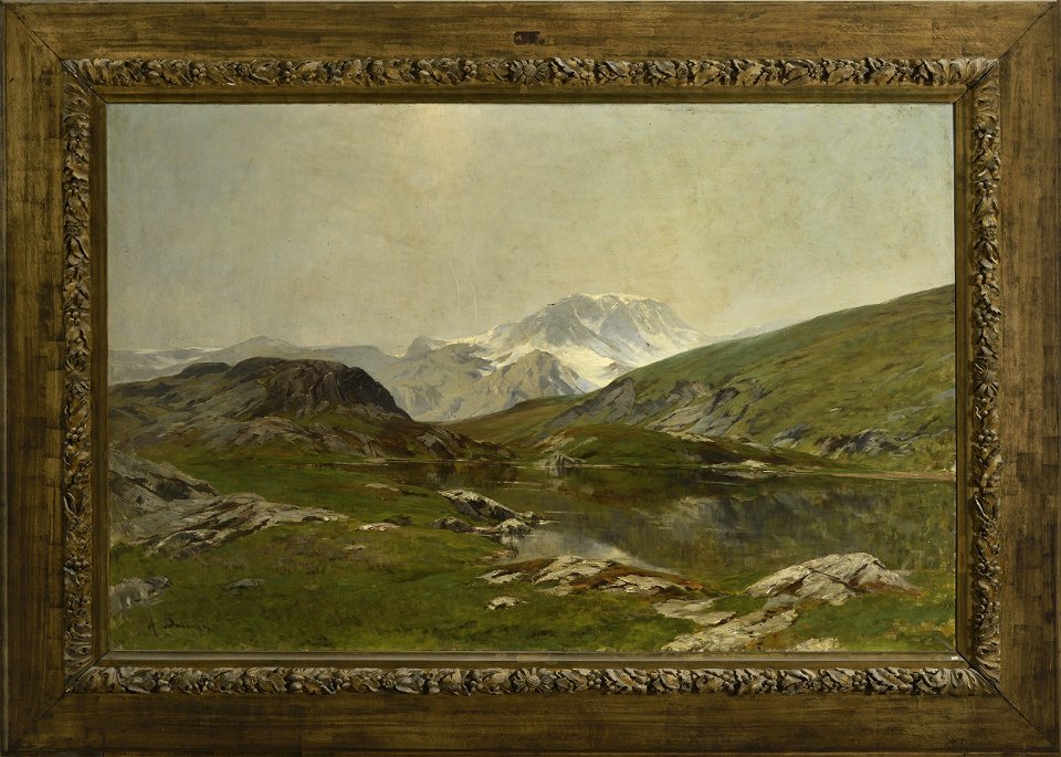 Armand-Auguste Balouzet Site du Dauphiné avec cadre