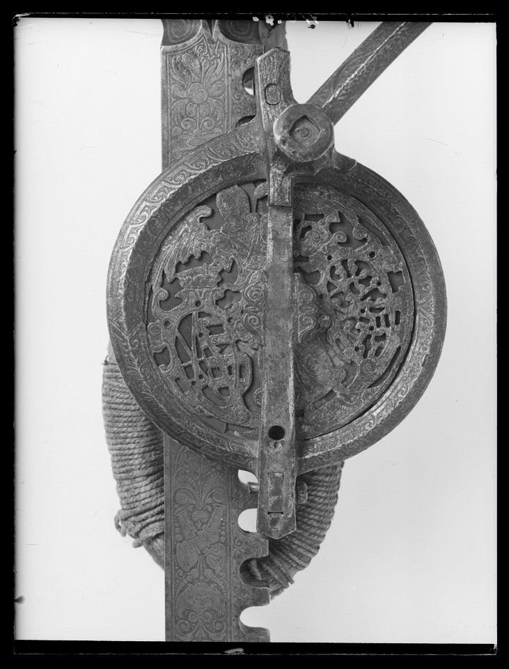 Armborstvinda, daterad 1579, tillverkad för kurfurstehovet i Sachsen - Livrustkammaren - 45165