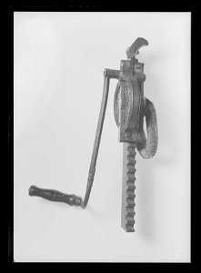 Armborstvinda, daterad 1579, tillverkad för kurfurstehovet i Sachsen - Livrustkammaren - 69730