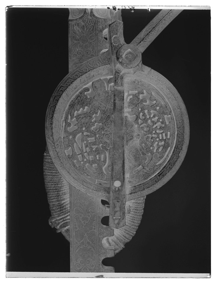 Armborstvinda, daterad 1579, tillverkad för kurfurstehovet i Sachsen - Livrustkammaren - 45165-negative