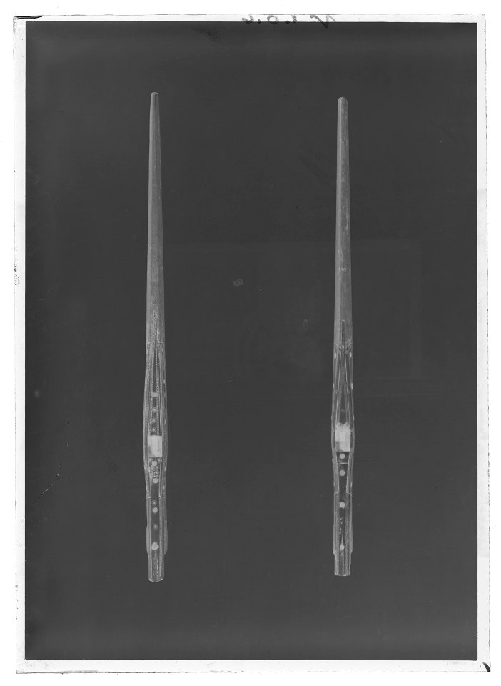 Armborststock, nordisk typ, 1400-talets andra hälft - Livrustkammaren - 18424-negative