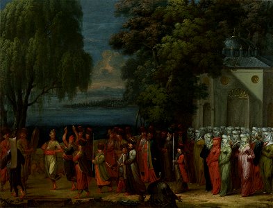 Armenian Wedding by Jean Baptiste Vanmour