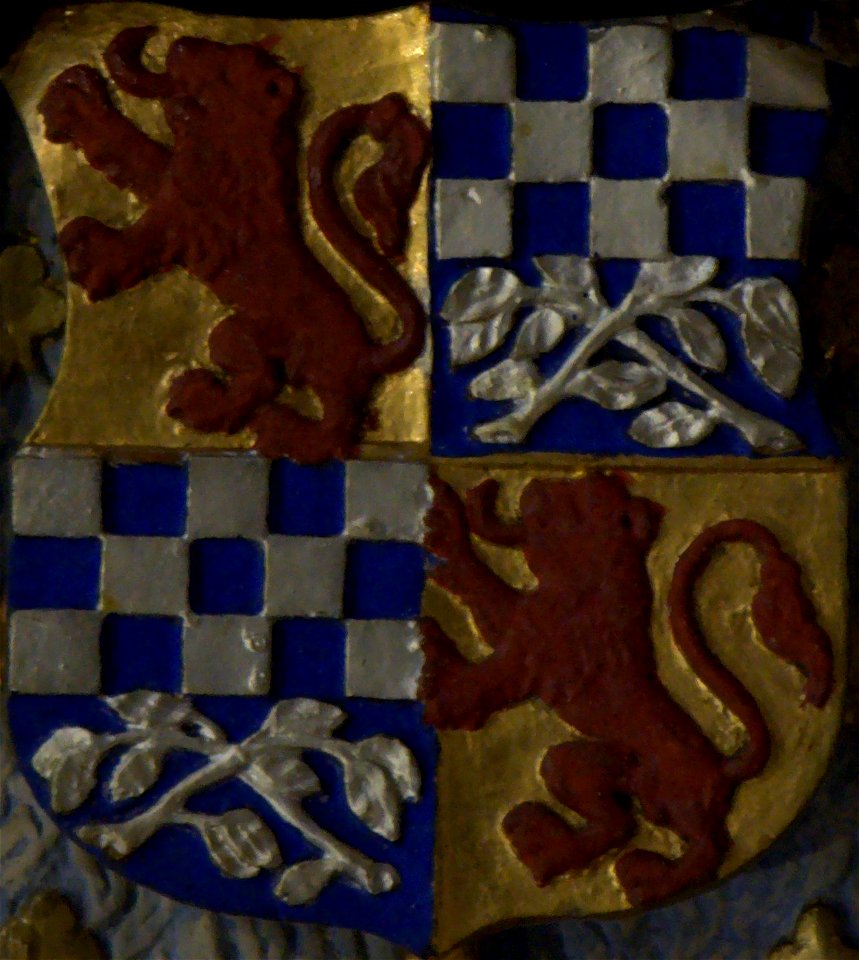 Armoiries des abbesse MBA Lyon (Salle) (cropped)