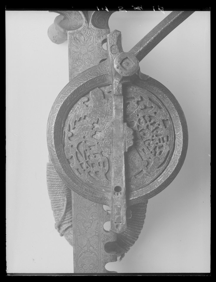 Armborstvinda, daterad 1579, tillverkad för kurfurstehovet i Sachsen - Livrustkammaren - 36608