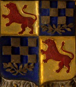 Armoiries des abbesse MBA Lyon (Réfectoire) (cropped)