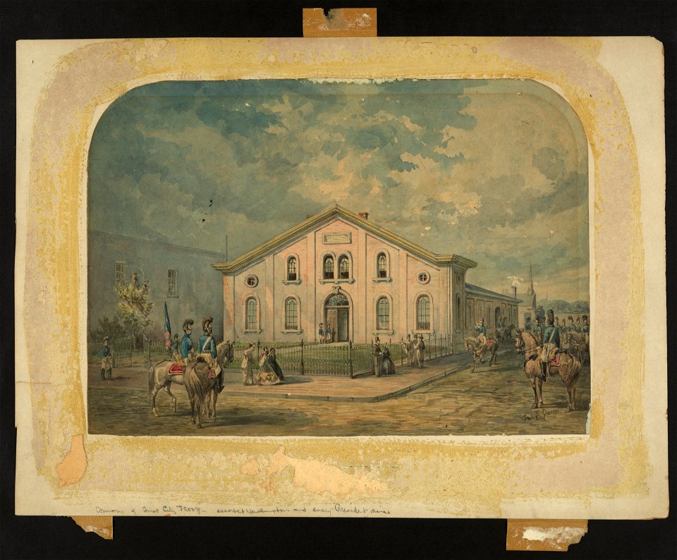 Armory of First City Troop - escorted Washington and every president since - Jas. F. Queen. LCCN2009632025