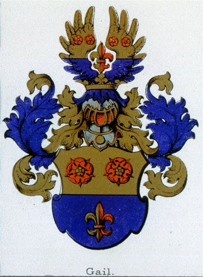 Armoiries de la famille de Gail par Ernest Lehr