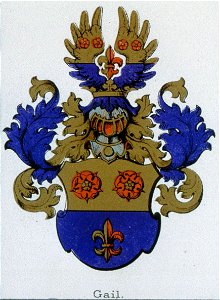 Armoiries de la famille de Gail par Ernest Lehr