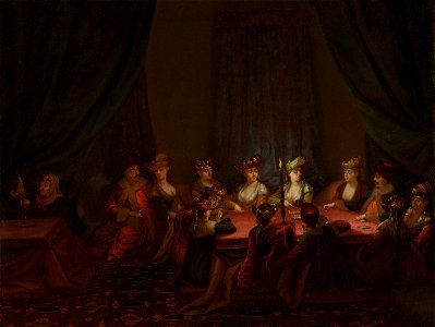 Armeens gezelschap bij het kaartspel Rijksmuseum SK-A-2010