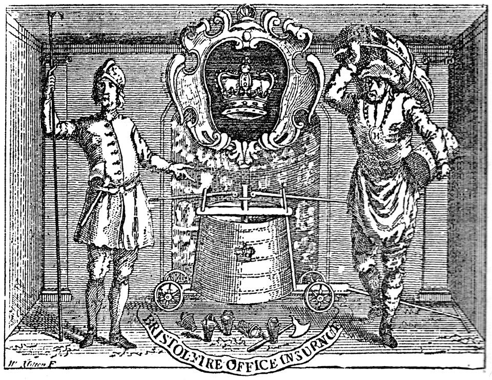 Arms of Bristol Crown Fire Insurance Office