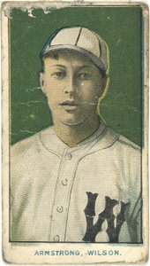 Armstrong, Wilson Team, baseball card portrait LCCN2007683808