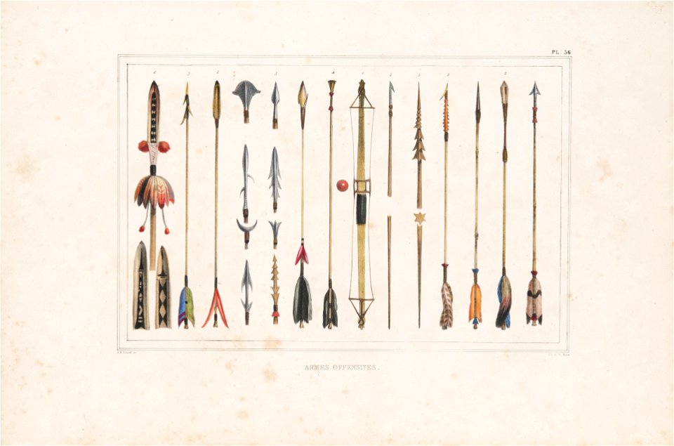 Armes offensives (3), da Coleção Brasiliana Iconográfica