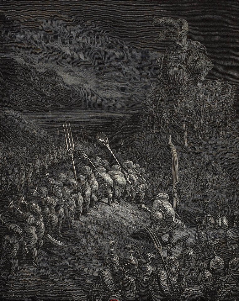 Armée des Andouilles en marche - Chapitre XXXV du Quart Livre