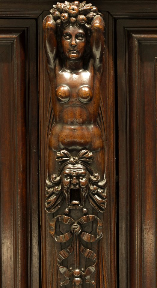 Armoires à deux corps aux divinités (Lyon, XVIe siècle) - détail 1