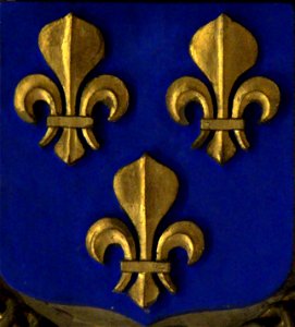 Armoiries royale MBA Lyon (Réfectoire) (cropped)