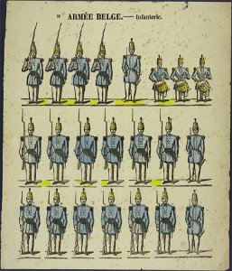 Armée belge-Catchpenny print-Borms 0689