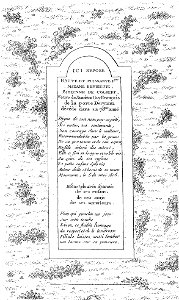 Arnaud - Recueil de tombeaux des quatre cimetières - Bibienne