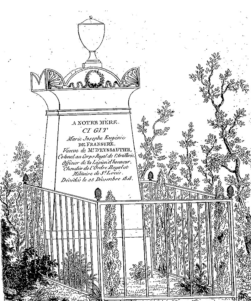Arnaud - Recueil de tombeaux des quatre cimetières - Deyssautier